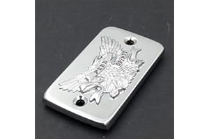 SMT-MOTO SMT-Chrome Brake Fluid Reservoir Cap Cover Free Spirit Eagle Engraved Compatible With Suzuki Intruder 1400 Intruder 1500 Boulevard S83 Boulevard C90 [B075CZCB5Y]