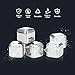 Skymore Whiskey Stones Gift Set, Reusable Ice Cubes Stainless Steel, Chilling Stone for Whiskey, Vodka, Wine, Beer, Beverage and All Drinks, 4Pcs Pack With A Bag
