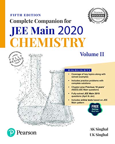 Complete Companion for JEE Main 2020 Chemistry Volume 2 | Previous 18 Year&#39;s AIEEE/JEE Mains Questions | Fifth Edition | By Pearson 9789353435066