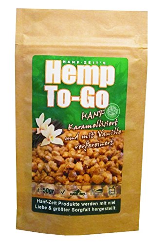 Hemp Seeds Snack - Caramelized & Flavored with Vanilla (200g - 7.0 Oz. Pack)