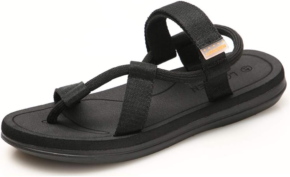 NAMENLOS Big Toe Foot Correction Sandal Shoes Orthopedic Bunion Corrector Lovers' Summer Shoes Breathable Non-Slip Men Sandals,Black,37