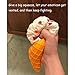 2pc Jumbo Squishies Set Rainbow Ice Cream Cone Scented Slow Rising Squeeze Squishies Toy Stress Relief Decorations Toy Great Gift for Adults and Kids, Party Birthday Toys