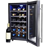 NewAir AW-181E 18 Bottle Thermoelectric Wine Cooler, Black