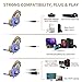 VersionTECH. Stereo Gaming Headset for PS4 Xbox One Controller, Noise Reduction Over Ear Headphones with Mic, Bass Surround & LED Lights for Laptop PC Mac PS3 and Nintendo Switch Games – Camothumb 1