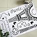 Urparcel Removable Romantic Art Paris Wall Sticker Decal Decoration Decor Home Kitchen