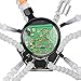 Toolour Helping Hands Third Hand Soldering Tool - 6 Arms with 360 Degree Alligator Clips USB Powered LED Flashlight Magnifying Glass Metal Base for Electronic Repair Soldering Jewelry Art Crafts Hobby