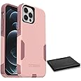 OtterBox Commuter Series Case for iPhone 12 & iPhone 12 Pro (Only) - with Cleaning Cloth - Non-Retail Packaging - Ballet Way (Pink)