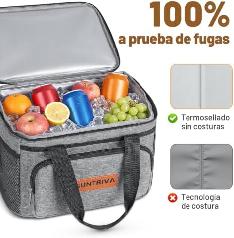 Saco térmico de alimentos 12L saco portátil de refrigeração isotérmico