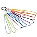 Enfain Lightweight Bracelet Straps Hand Grip Lanyard Identifier Holder Attaches for USB Flash Drives (7-inch, 10 Pack Color Assorted)