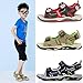 DADAWEN Boys Girls Adventurous Adjustable Straps Summer Sports Sandals Hiking Beach Outdoor Open toe Sports Sandals for Kids