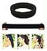 Burlybands Large Hair Ties for Thick, Heavy or Curly Hair - Non-Slip, Non-Damage, Seamless Women's Ponytail Scrunchies - Brown, 3 Pcs