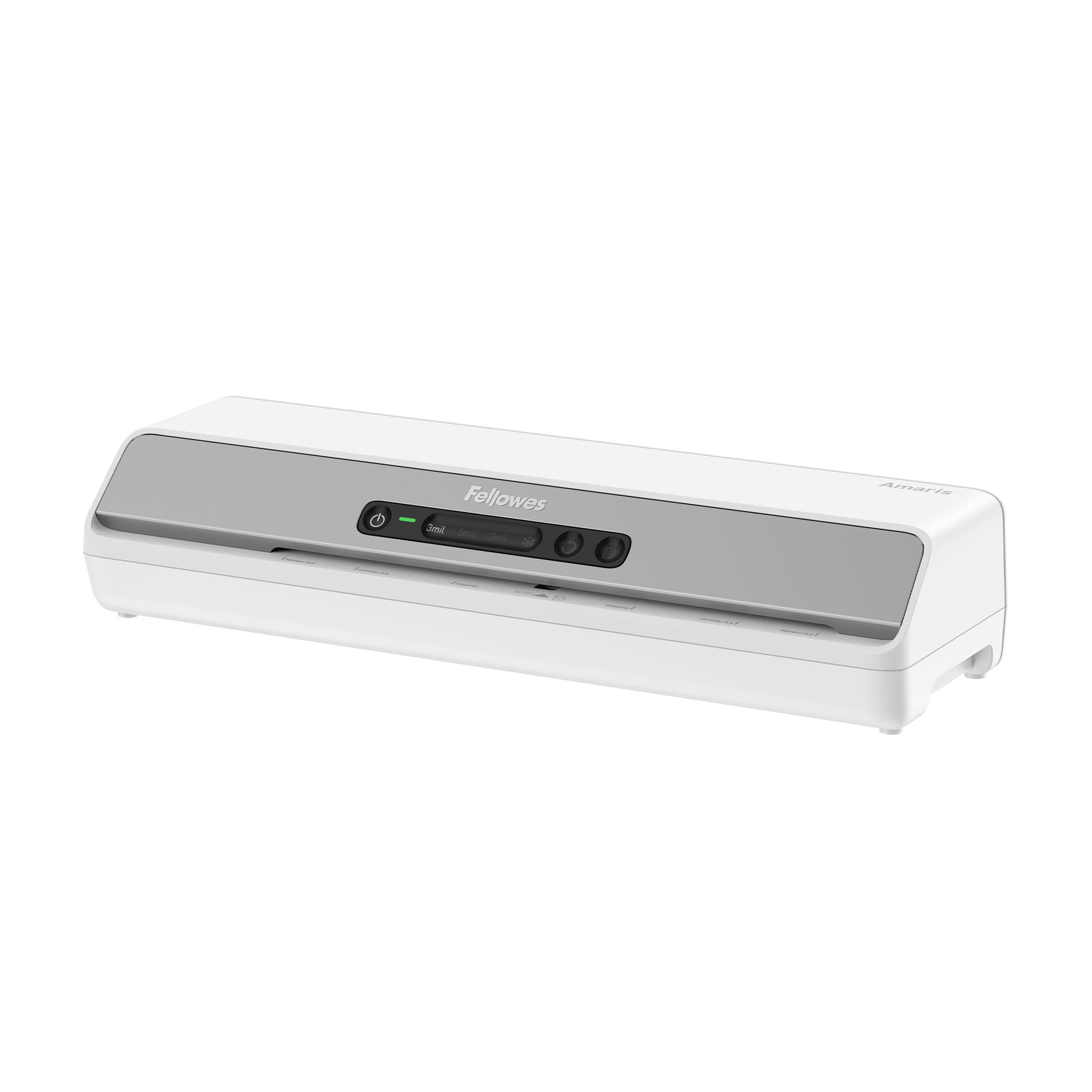 Fellowes Amaris A3 Laminator Machine for Office Use - Rapid 1 Minute Warm Up Time with Auto Shut Off Feature & Sleep Mode Feature – 80-175 Micron – 10 A4 Laminating Pouch Starter Pack Included - White