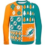 Miami Dolphins Busy Block Ugly Sweater