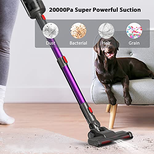VOSFEELStore Cordless Vacuum Cleaner 20KPa 4 in 1 Stick Vacuum Cleaner