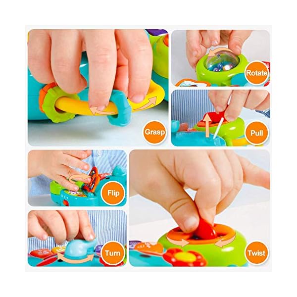 Baby-Musical-Toy-6-Months-Toddler-Piano-Keyboard-Toys-Educational-Learning-Toy-Music-Activity-Center-Flashing-Lights-Sounds-Elephant-Musical-Toys-for-6-Months-Baby-Girls-Boys-Infants-Kids Baby Musical Toy 6+ Months - Toddler Piano Keyboard Toys Educational Learning Toy Music Activity Center Flashing Lights…