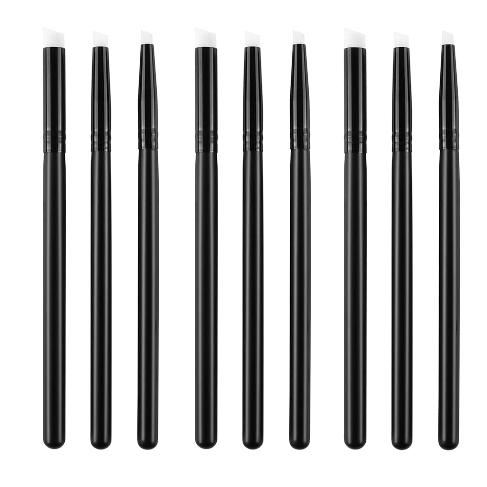 9 Pack Detailed Ink Blending Brushes for Card Making,Angled Brush Head Brushes Set Background Brush for Blender Paper Crafter Tool for Ink Blending Use with Intricate Stencils,Deal with Small Details