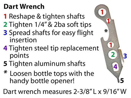 Soft and Steel Tip Dart Accessory Kits - Flights, Shafts, Dart Tool, Rosin Bag, O-Rings (Steel Tip) - Thumbnail 6
