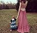 R.Vivimos Womens Summer Boho Sexy Backless Long Dresses (X-Large, Pink)