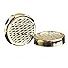 Cigar Humidifier - for Tobacco Moisturizing and Increased Humidity,Round and PVC Material, Gold Tone