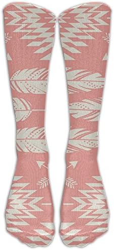 Navajo Feathers And Arrows(7813) Knee High Graduated Compression Socks For Women And Men Best Medical Running &amp; Fitness Cotton