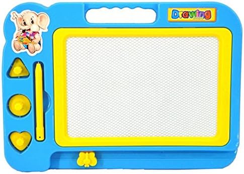 Kid Magnetic Drawing Graffiti Board Developmental Intelligence Toy for Kids Puzzle Educational Learning Toy Growing Experiment Gift Toy Pretend Toy Toddlers Toy (Blue)