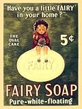Fairy Soap Metal Sign: Soap, Laundry, and Bathroom Decor Wall Accent