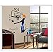 Baketball No.1 Champions Sports Star Wall Sticker Wall Decal Wall Decor Wallpaper for Kids Children Room Nursery Decoration