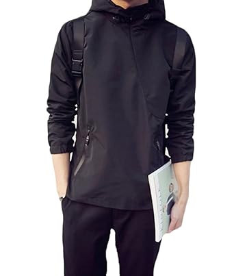 Amazon Piite メンズ 秋服 薄手 アウター スリム ショートコート