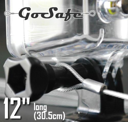 GoSafe Lanyard & Tether for GoPro HERO4 HERO3/3+ Hero (12 inch Stainless Steel Cable)