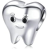 Eternalll Jewellery Smiling Tooth Fairy Dentist Charm Bead for Pandora Womens Jewelry for Teen Gifts or Kids Spacer Bead