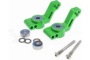 CODA RACING RC Alloy Rear Stub Axle Carriers for Traxxas 1/10 2WD Slash, Stampede, Rustler, Bandit-Replaces Part 3752(Pair)