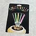 Astra Gourmet 10pcs Colorflame Birthday Candles with Colored Flames