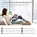 HailiCare Heated Knee Massager, Heat & Vabration Knee Brace Wrap Electric Heating Pad W/Rechargable 8.4V Lipo Battery Warm Therapy for Joint Pain, Cramps, Arthritis Meniscus Pain Relief (1 Pair)