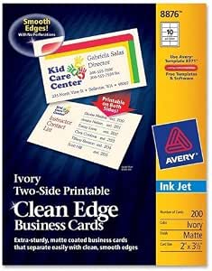 Amazon.com: Avery Business Card (8876): Office Products