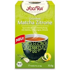YOGI TEA Grüntee mit Matcha & Zitrone im Beutel (30 g) – Bio