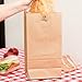 Duro 12 lb. Capacity 7 1/16” x 4 ½” x 13 ¾” Kraft Brown Paper Bag - 40# Basis Weight 250 Ct.