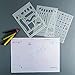 Deoot 3 Pcs Bullet Journal Stencil Set Planner Stencil for Journaling, Scrapbooking, Card and Art Projects