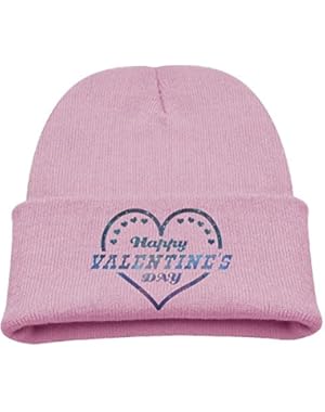 Happy Valentine's Day Heart Space Boy's Warm Hat Cute Cotton Cap Beanies