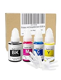 Impresoras Jack gi-290 gi290 4 colores (CMYK) botella de tinta compatible para megatank impresoras Pixma G4200, PIXMA g4210, PIXMA G3200, PIXMA G2200, PIXMA G1200 impresoras