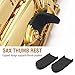 2pcs Saxophone Thumb Rest, Rubber Sax Gel Cushion Pad, Instruments Accessories