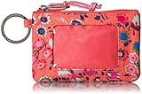 Vera Bradley Women's Lighten up Zip Id Case, Coral Meadow