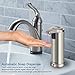 Costech Automatic Soap Dispenser, Auto Sensor Touchless Soap Dispenser with Brushed Stainless-Steel, Fingerprint Resistant Coating, and Waterproof Base Perfect for use in Bathrooms (2 Pack)