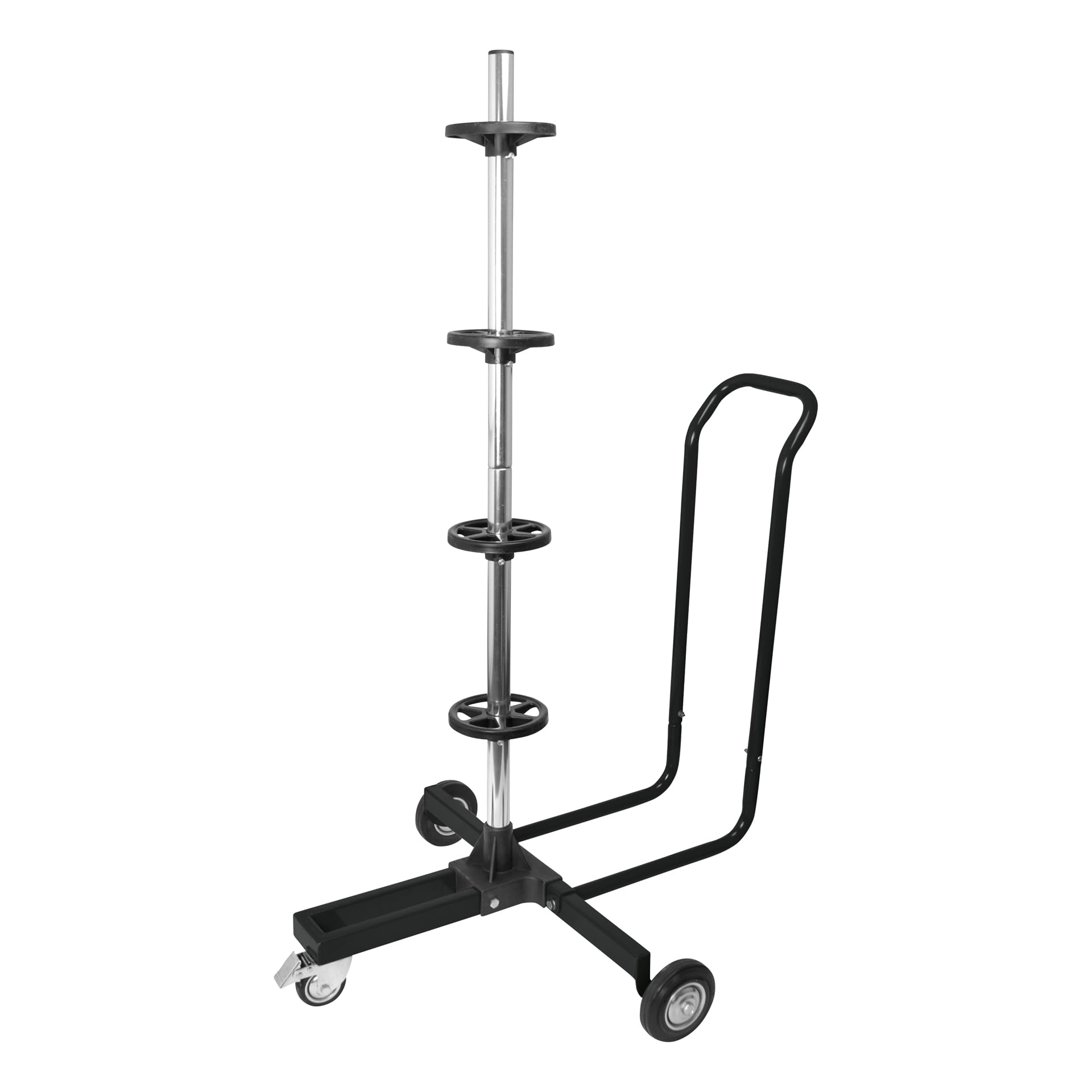 Carpoint 0613009 Wheel Rim Holder on Wheels with Cover