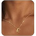 MTINEAPS Gold Initial Necklaces for 𝐖𝐨𝐦𝐞𝐧 𝐓𝐞𝐞𝐧𝐬 𝐆𝐢𝐟𝐭𝐬 Trendy Stuff Bubble Letter Pendant Necklace Gold Jewelry Birthday Gifts for Women Teen Her Mom Sister