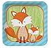 Forest Fox 7-inch Deep Dish Paper Plates 8 Per Pack