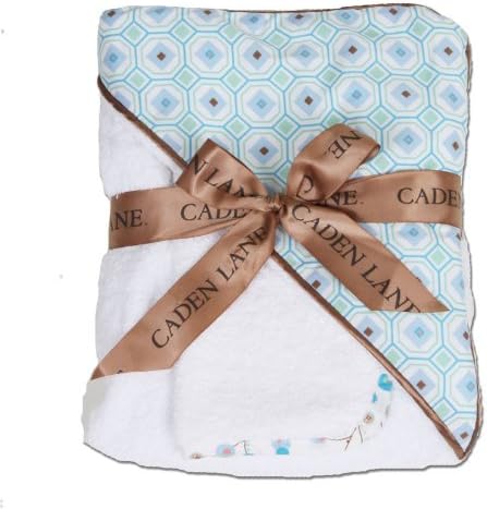 Caden Lane Modern Vintage Collection Octagon Hooded Towel, Boy, Infant