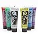 Face & Body Glitter Gel 0.34oz - Set of 6 tubes - UV Glow Branded Glitter Face Paint - Perfect for festivals and christmas parties