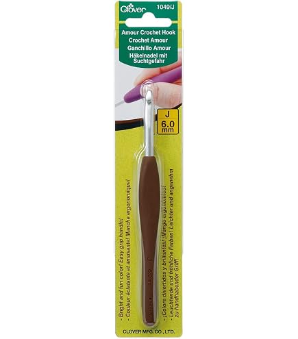 Clover Amour Steel Crochet Hooks – Made In Japan, Choose Your Size!