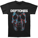 Deftones Men's Minerva Rose Skull T-shirt Small Black
