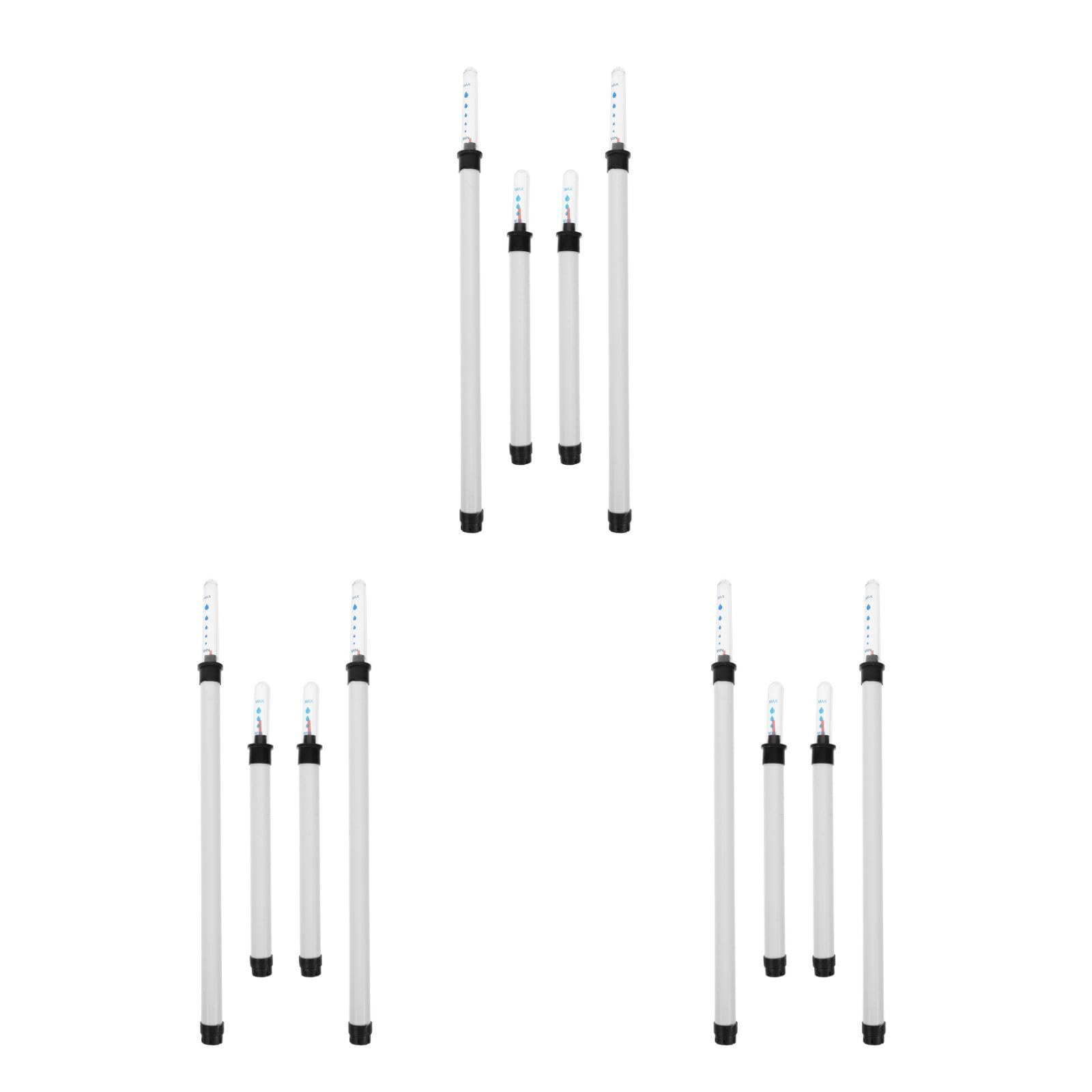 Yardwe 12- level indicator for flower pots, plants, water level indicator with clear and float design for indoor plants and garden plants